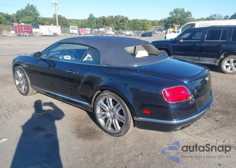 2017 Bentley Continental Gt V8 z USA, uszkodzony, nr VIN SCBGT3ZA5HC061795